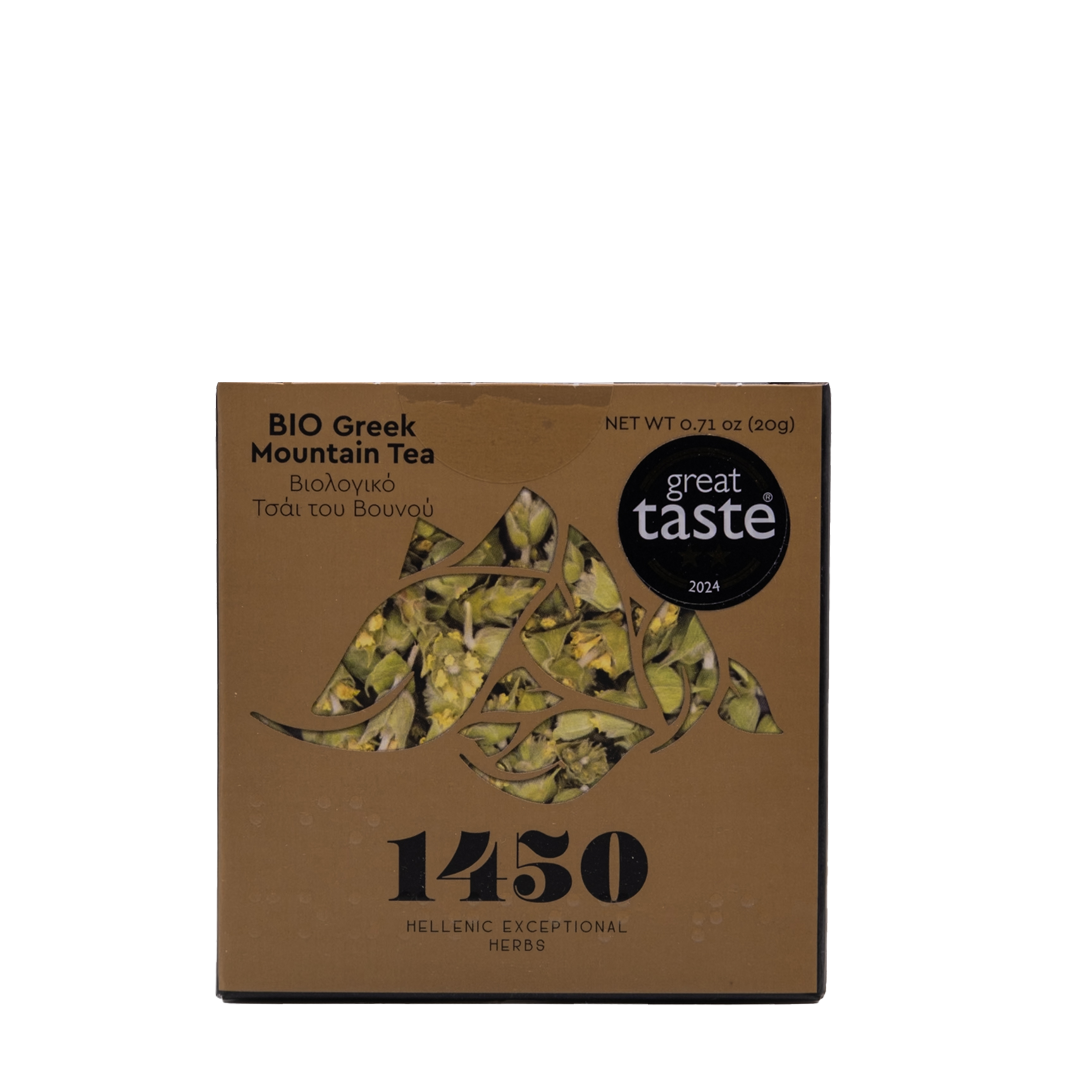 1450 - Βιολογικό τσάι του Βουνού Sideritis Raeseri 20gr (20cups)