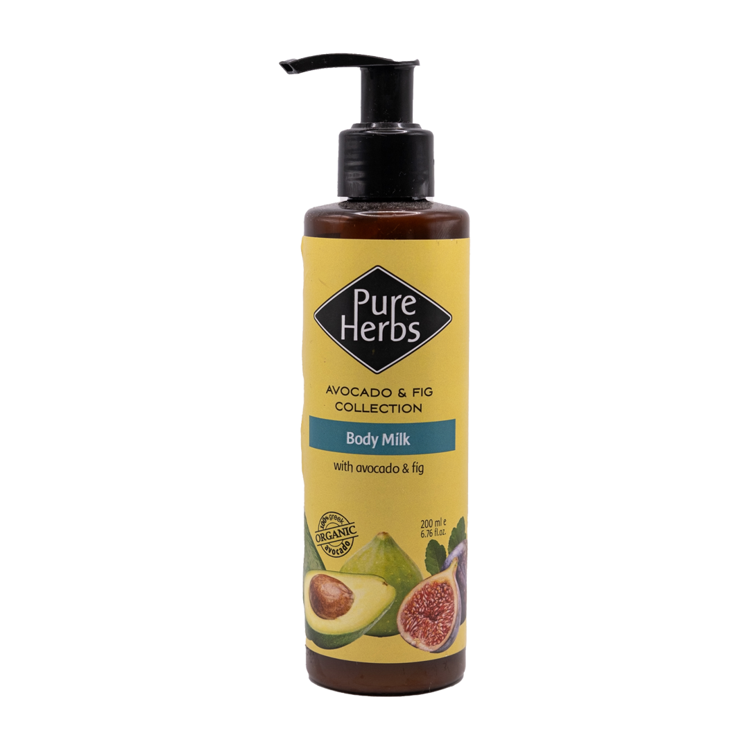 Pure Herbs - Γαλάκτωμα Σώματος με Βιολογικό Αβοκάντο & Σύκο 200ml