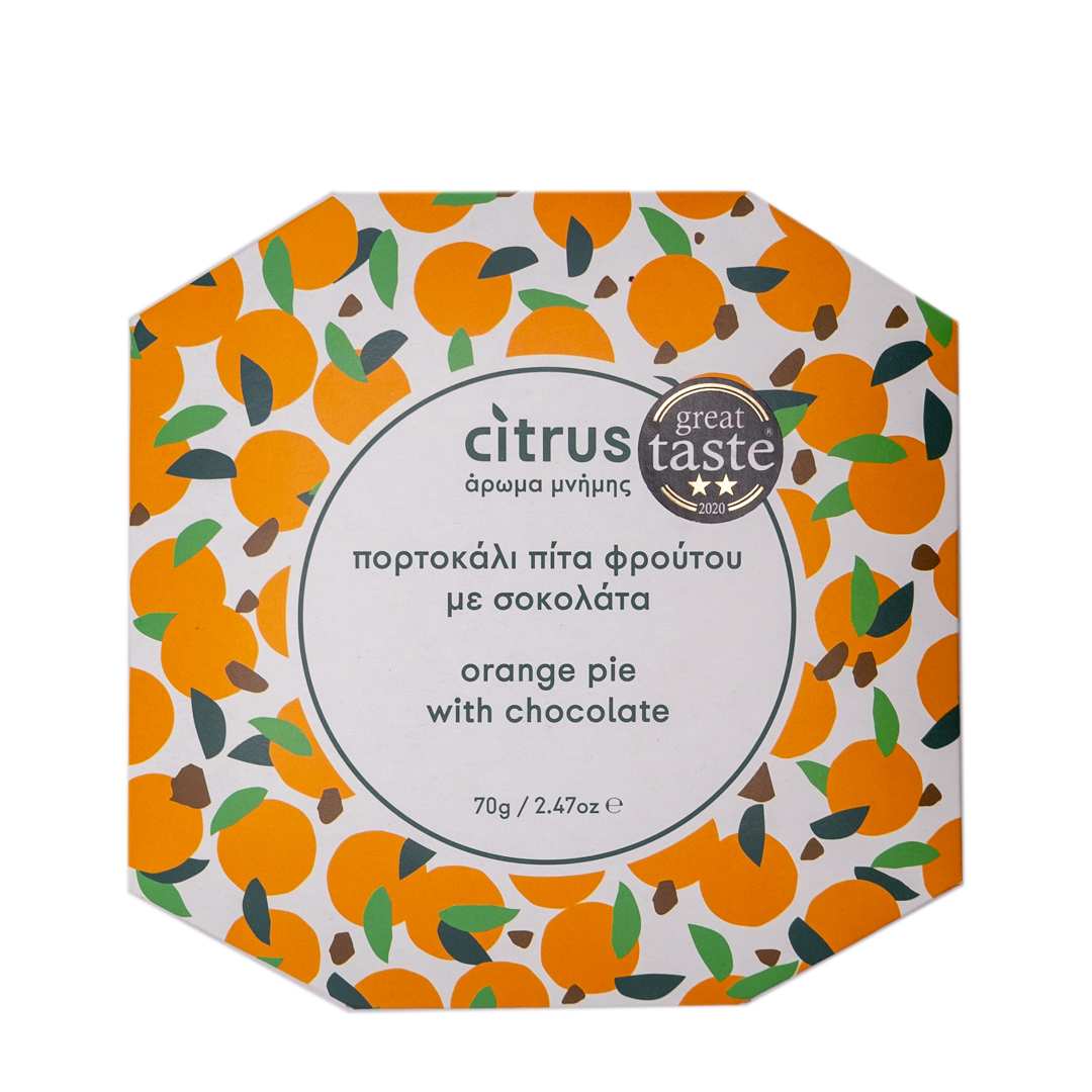 Citrus - Orange Pie with Chocolate 70gr