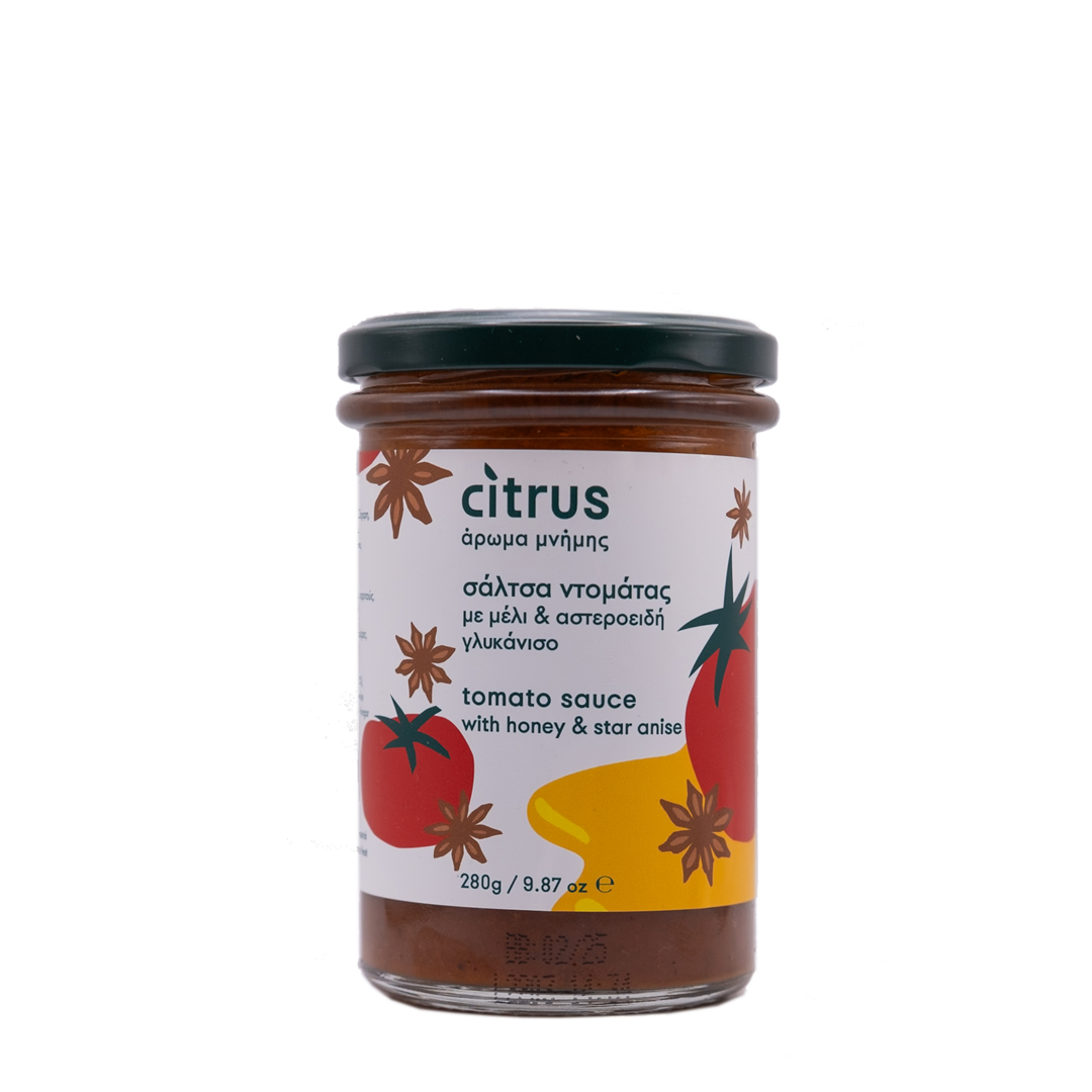 Citrus - Σάλτσα Ντομάτας με Μέλι & Αστεροειδή Γλυκάνισο 280gr
