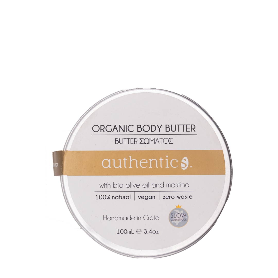 Cretan Authentics - Organic Body Butter with Bio Olive Oil & Mastiha 100ML