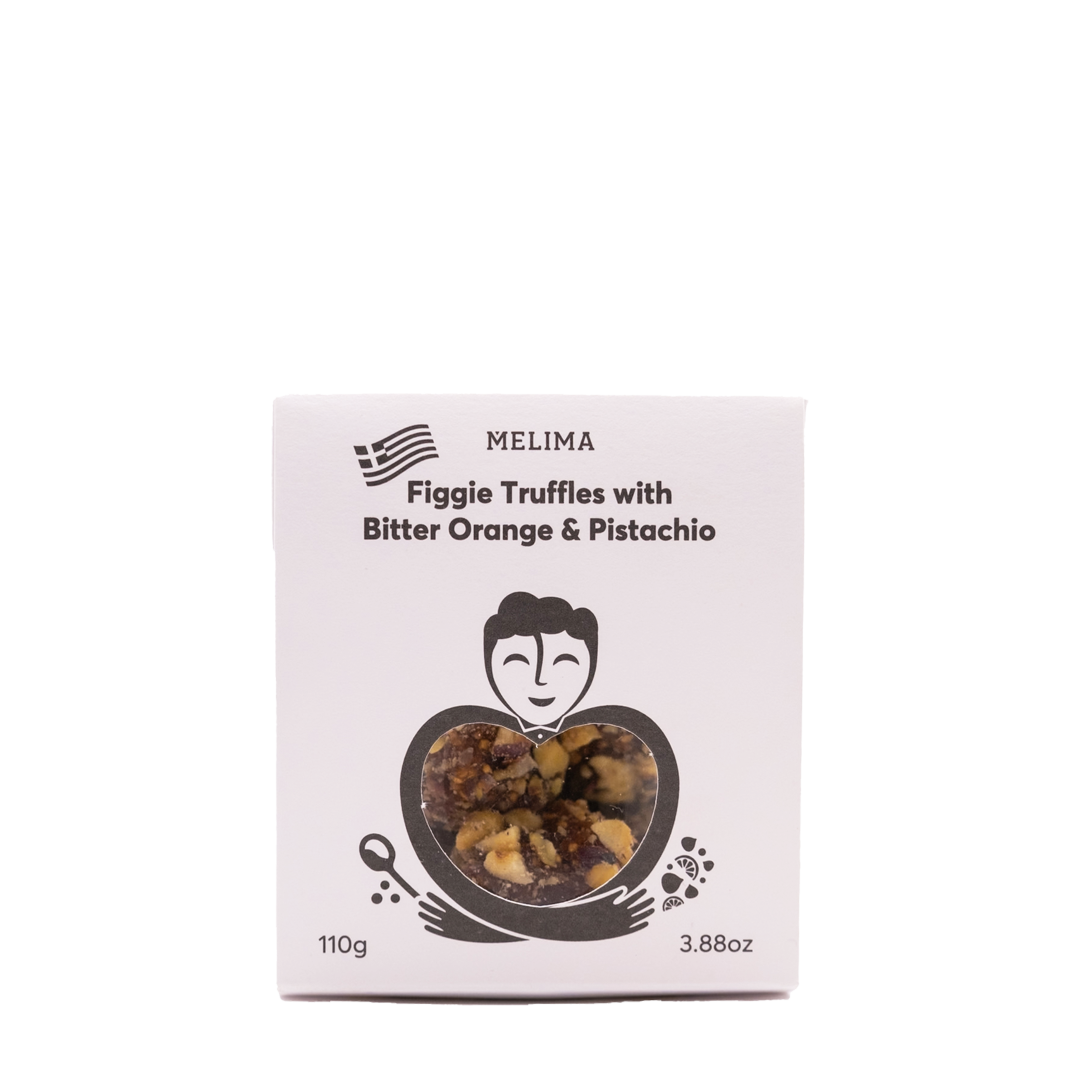 Melima - Figgie Truffles with Bitter Orange & Pistachio 110gr