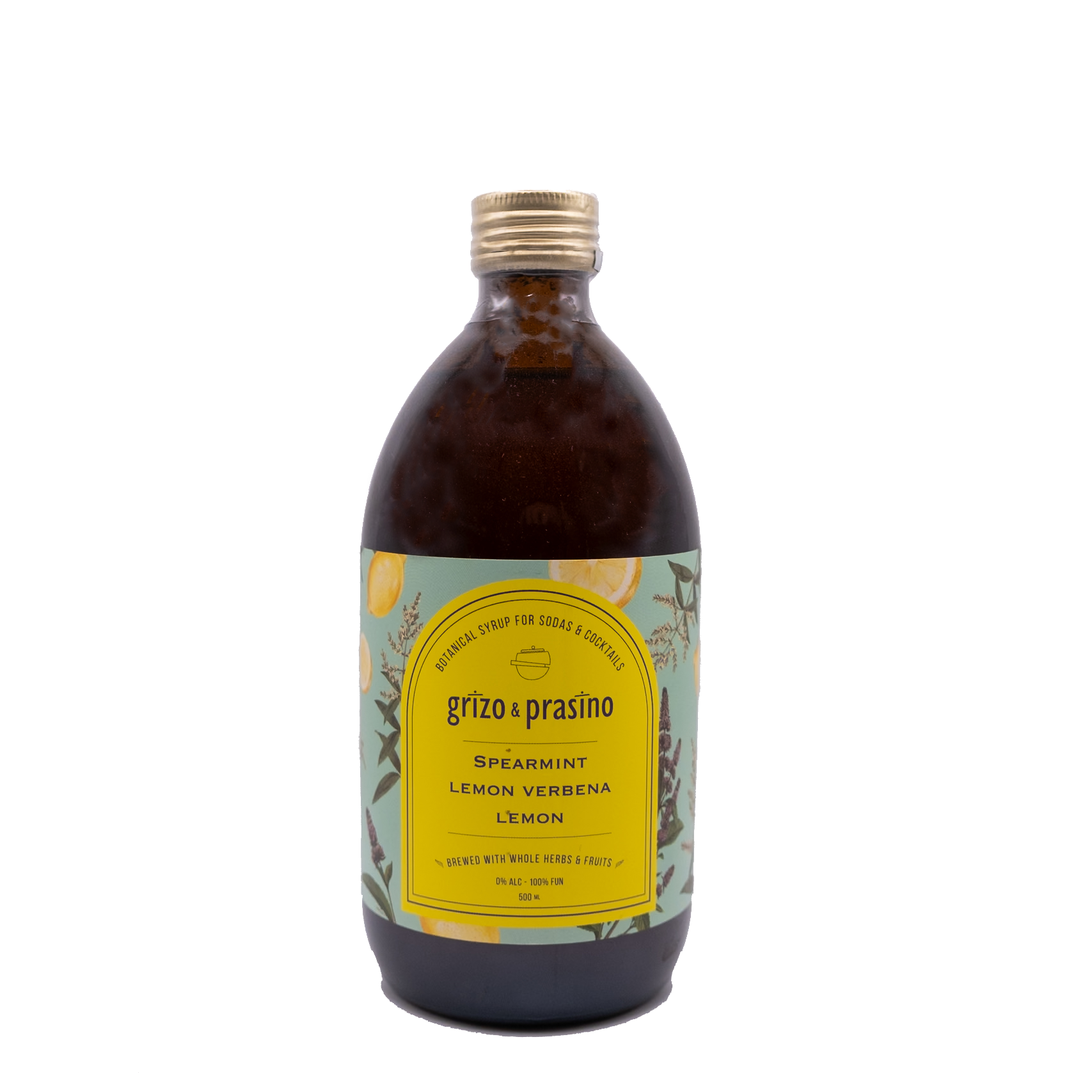 Grizo & Prasino - Botanical Syrup Lemon 500ml