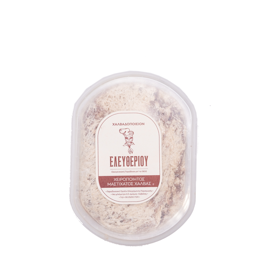 Halva Elefthriou Drama - Traditional Handmade Chewy Halva Vanilla Cocoa 400gr