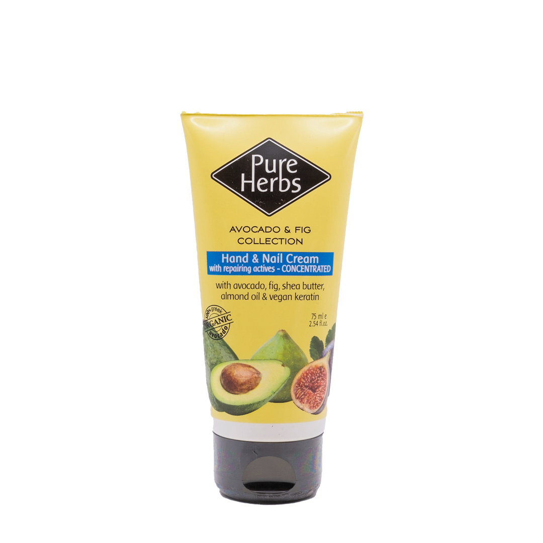 Pure Herbs - Hand & Nail Cream Repairing With Avocado & Fig Collection 75ml