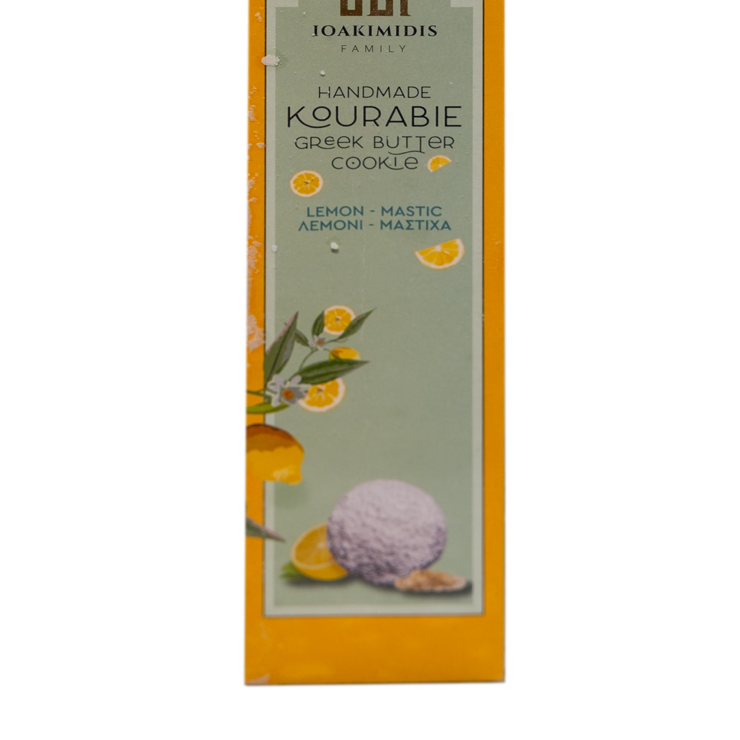 Ioakimidis Family - Handmade kourabie of Kavala with Lemon & Mastic 120gr