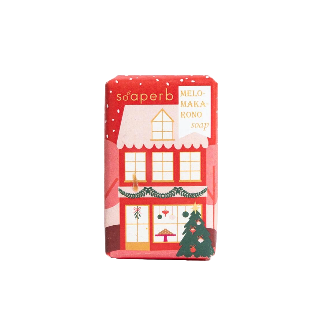 Soaperb – Handmade “Melomakarono” Soap (Red) 50gr