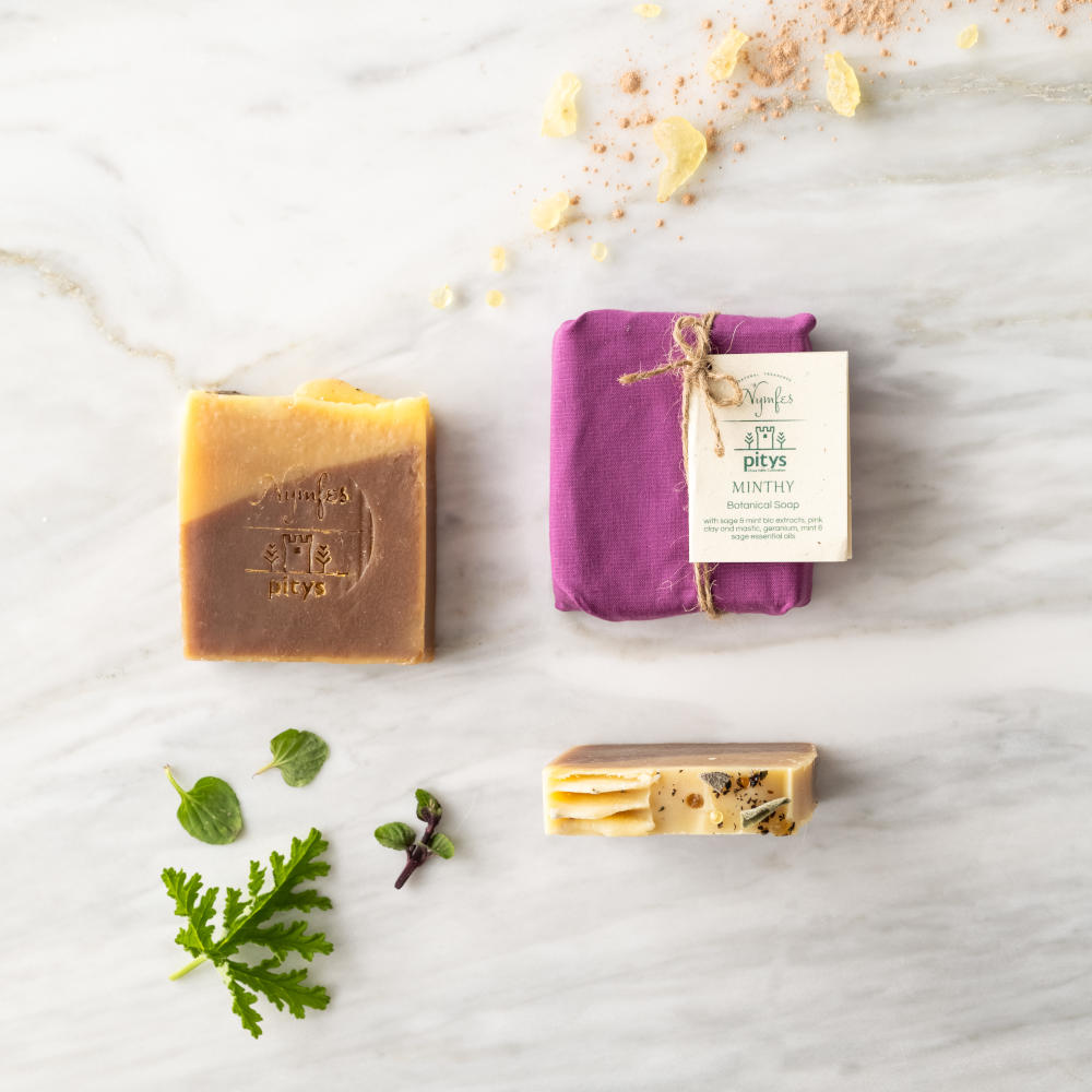 Nymfes- Μίνθη Βοτανικό Σαπούνι με Βιολογικά Εκχυλίσματα 100gr
