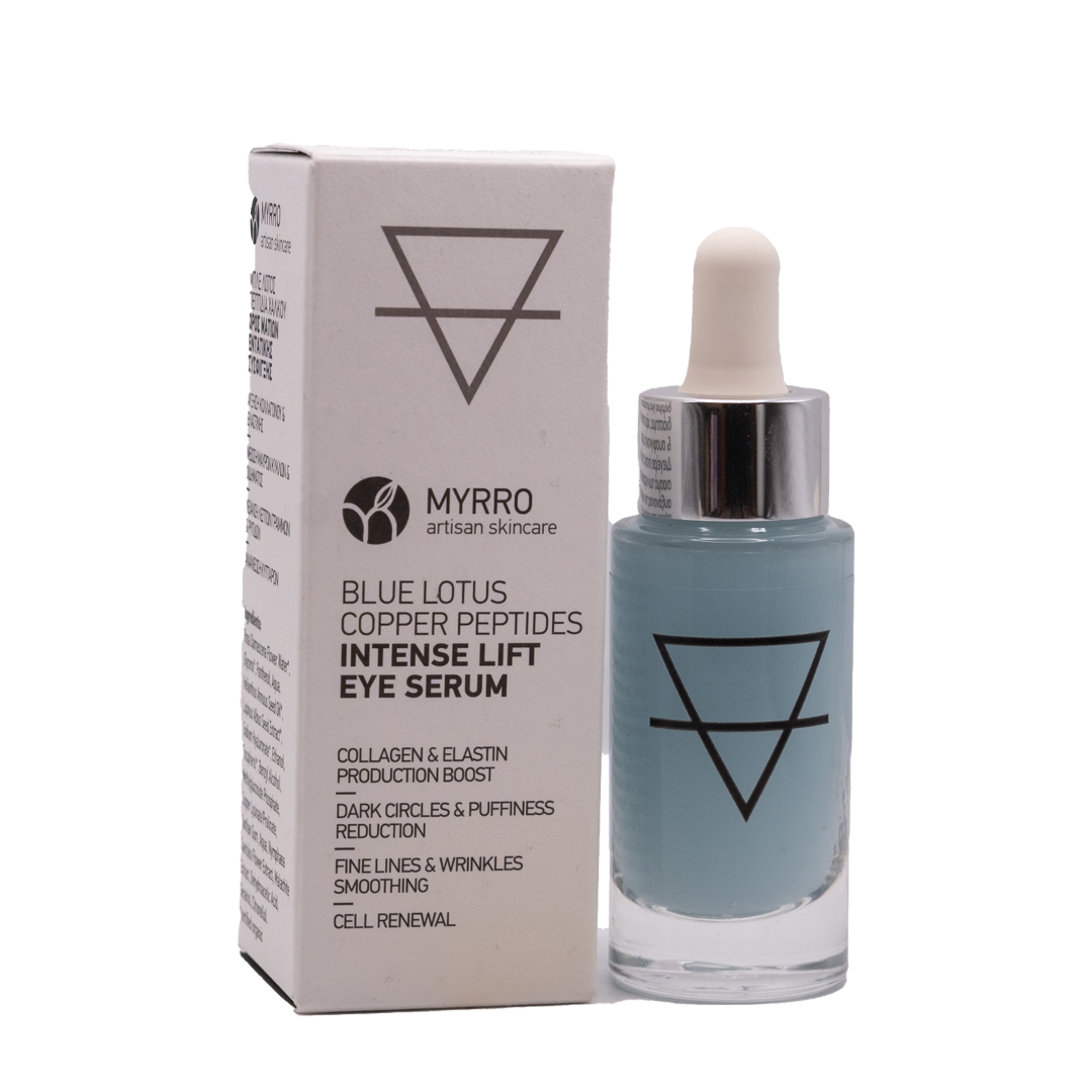 Myrro - Ορός Ματιών Εντατικής Σύσφιξης Μπλε Λωτός - Πεπτίδια Χαλκού 15ml