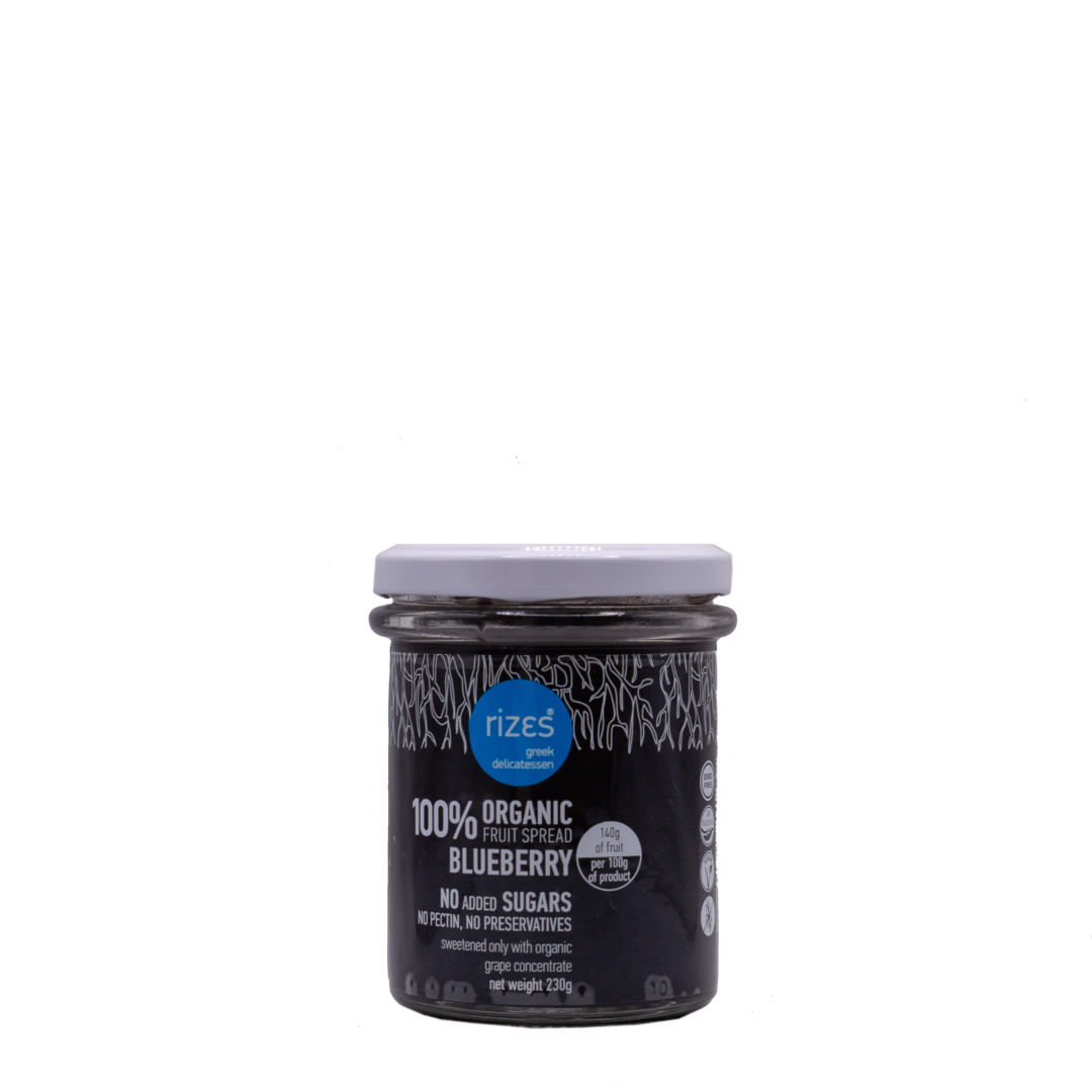 Rizεs - 100% BIO Fruit Spread Blueberry 230gr