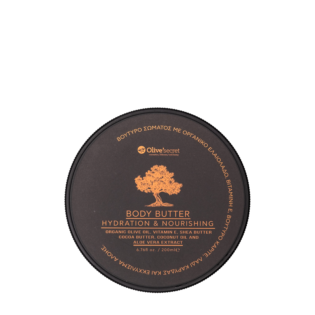 Olive Secret - Body Butter Hydration & Nourishing with BIO Olive Oil & Aloe Vera Extract 200ml