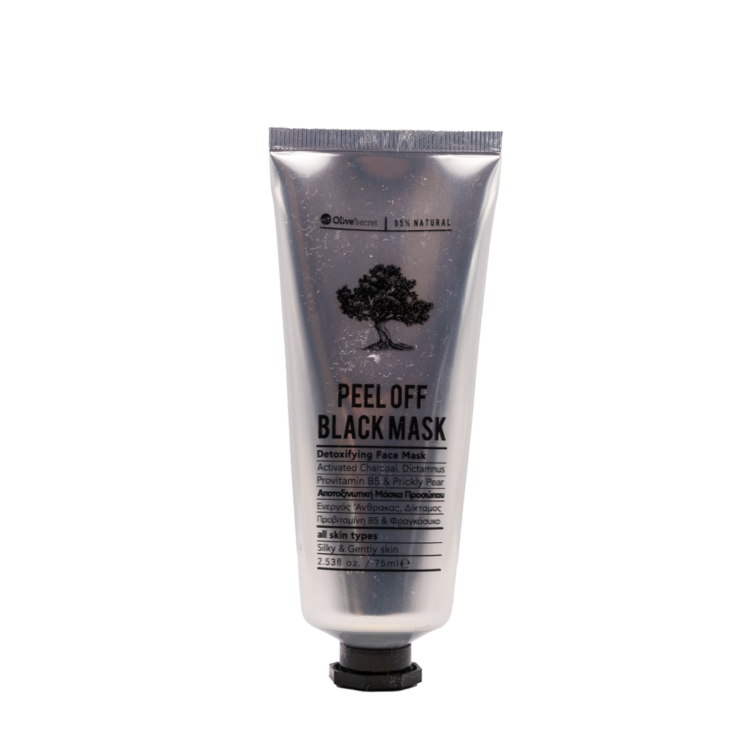 Olives Secret - Peel off Μαύρη Μάσκα Με Άνθρακα από Bamboo & Προβιταμίνη Β5 75ml