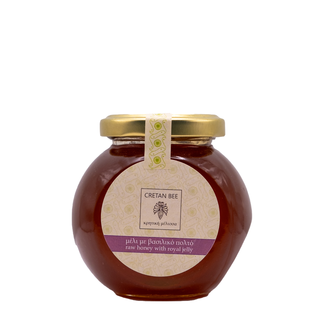 Cretan Bee - Raw Honey with Royal Jelly 250gr