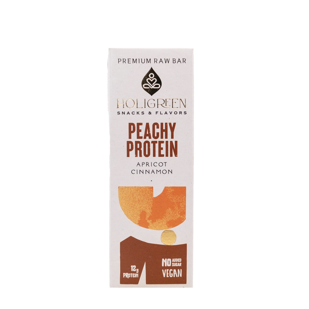 Holigreen  - Peachy Premium Protein Raw Bar 60gr
