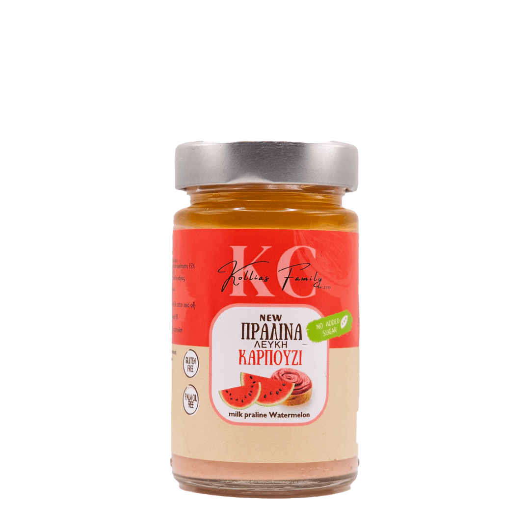 Kolias Family - Λευκή Πραλίνα Καρπούζι Χωρίς Ζάχαρη 250gr