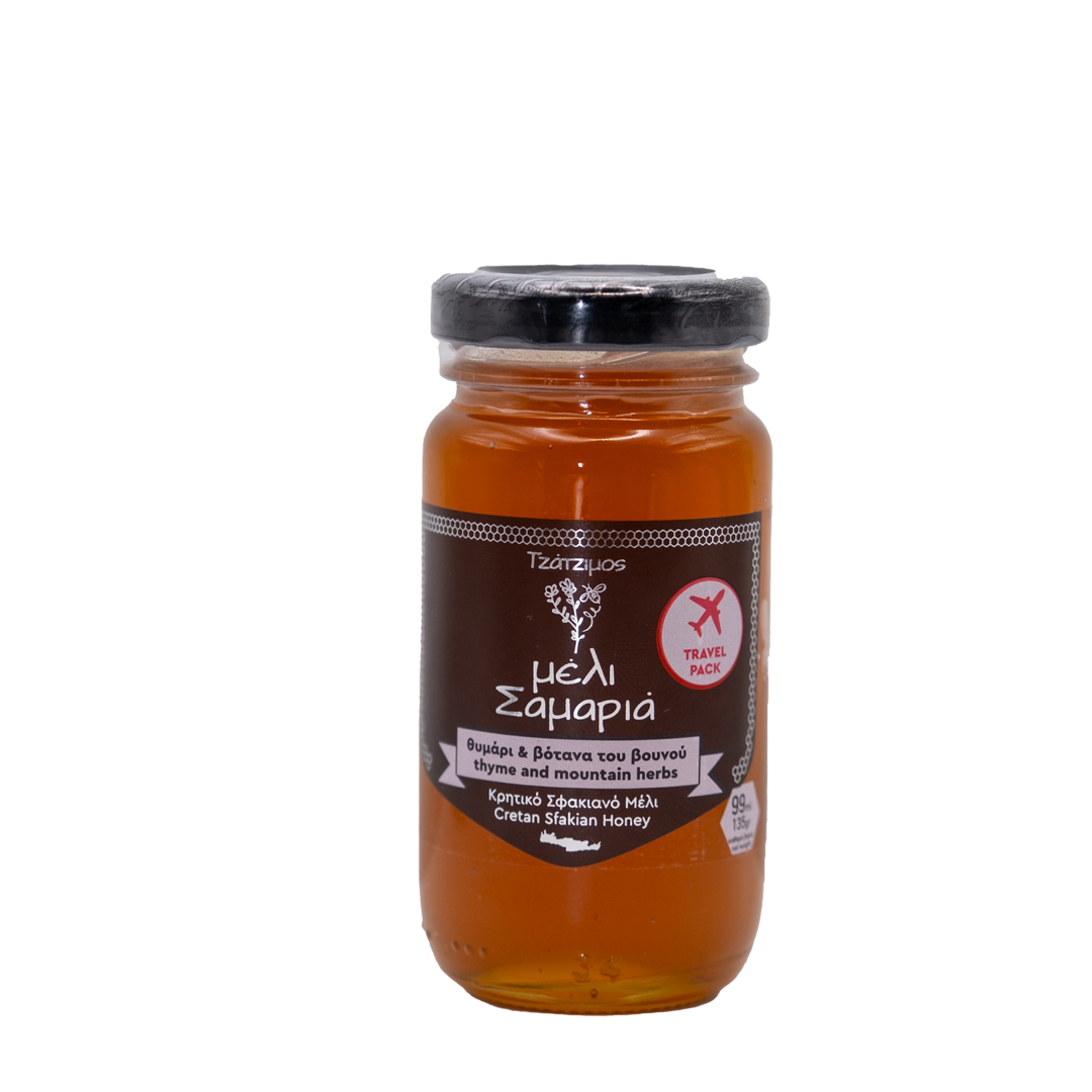 Τζάτζιμος - Μέλι Σαμαριά από Θυμάρι & Βότανα του Βουνού 100gr