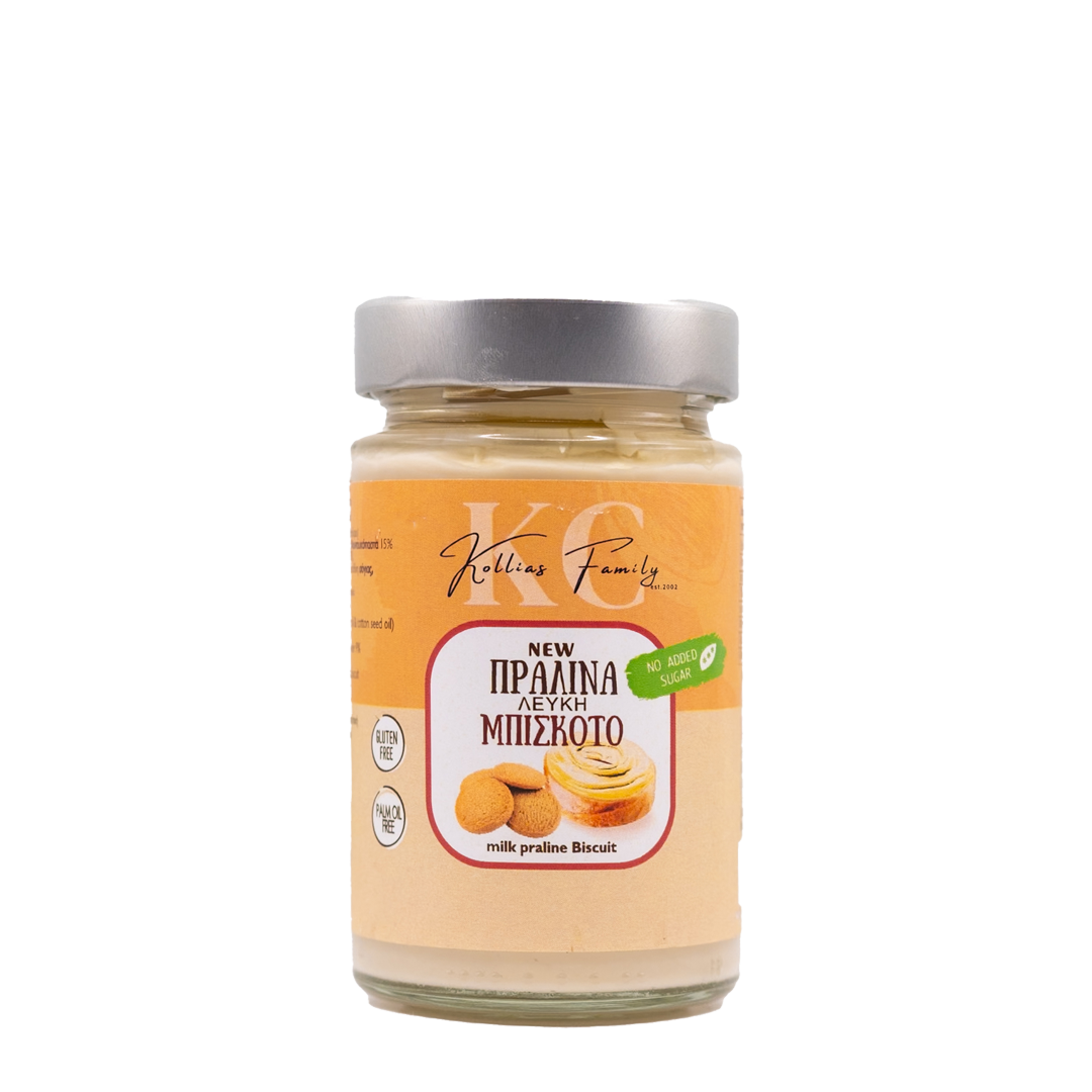 Kolias Family - White Praline Biscuit No Sugar 250gr