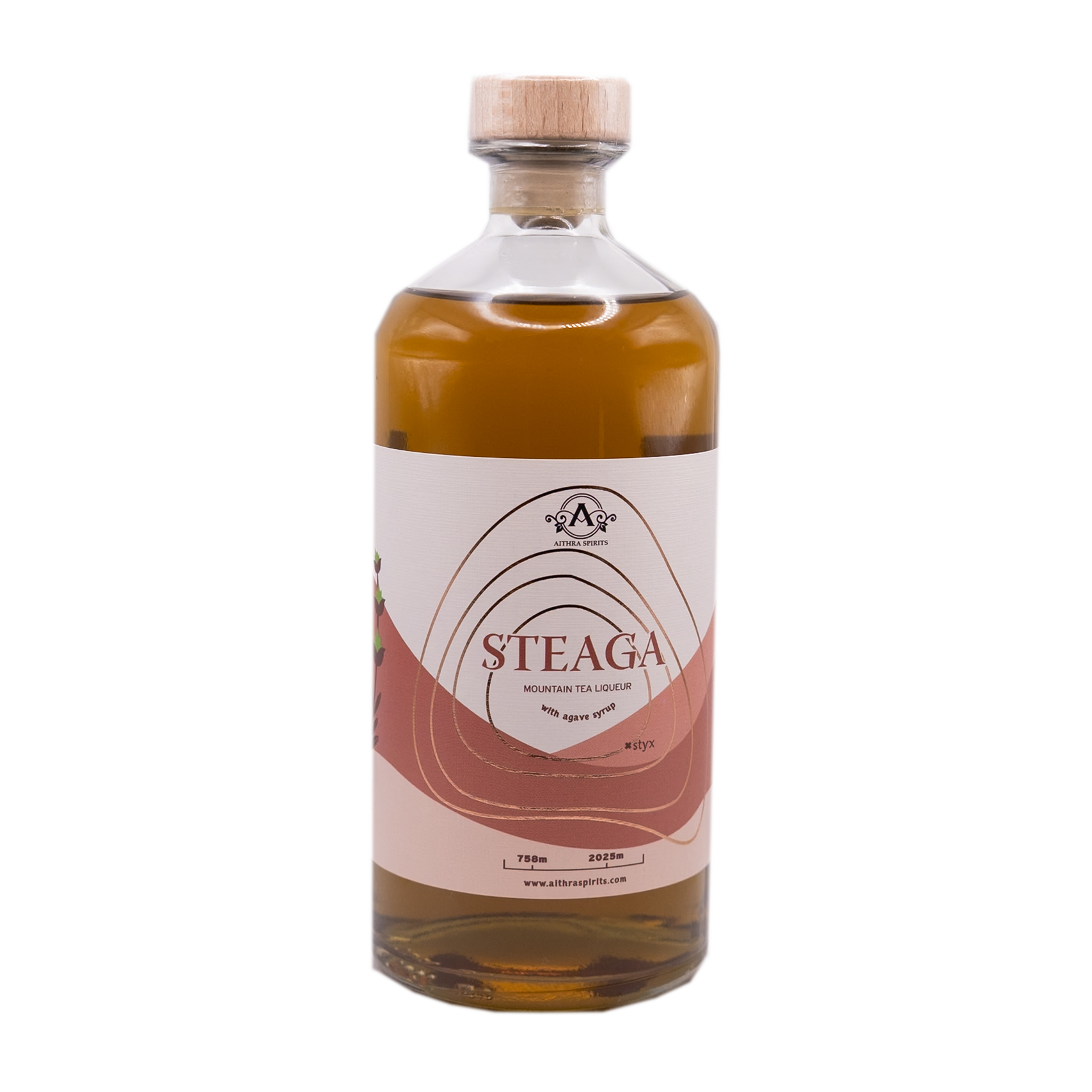 Aithra Spirits - Steaga Λικέρ Τσάι του Βουνού 700ml