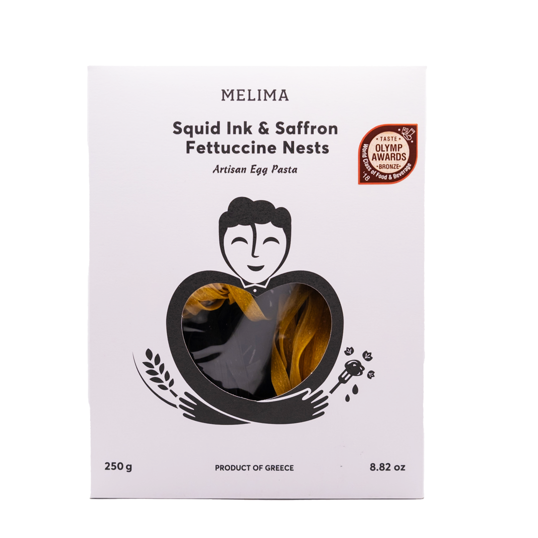 Melima - Φετουτσίνι με Μελάνι Σουπιάς & Ζαφορά 250gr
