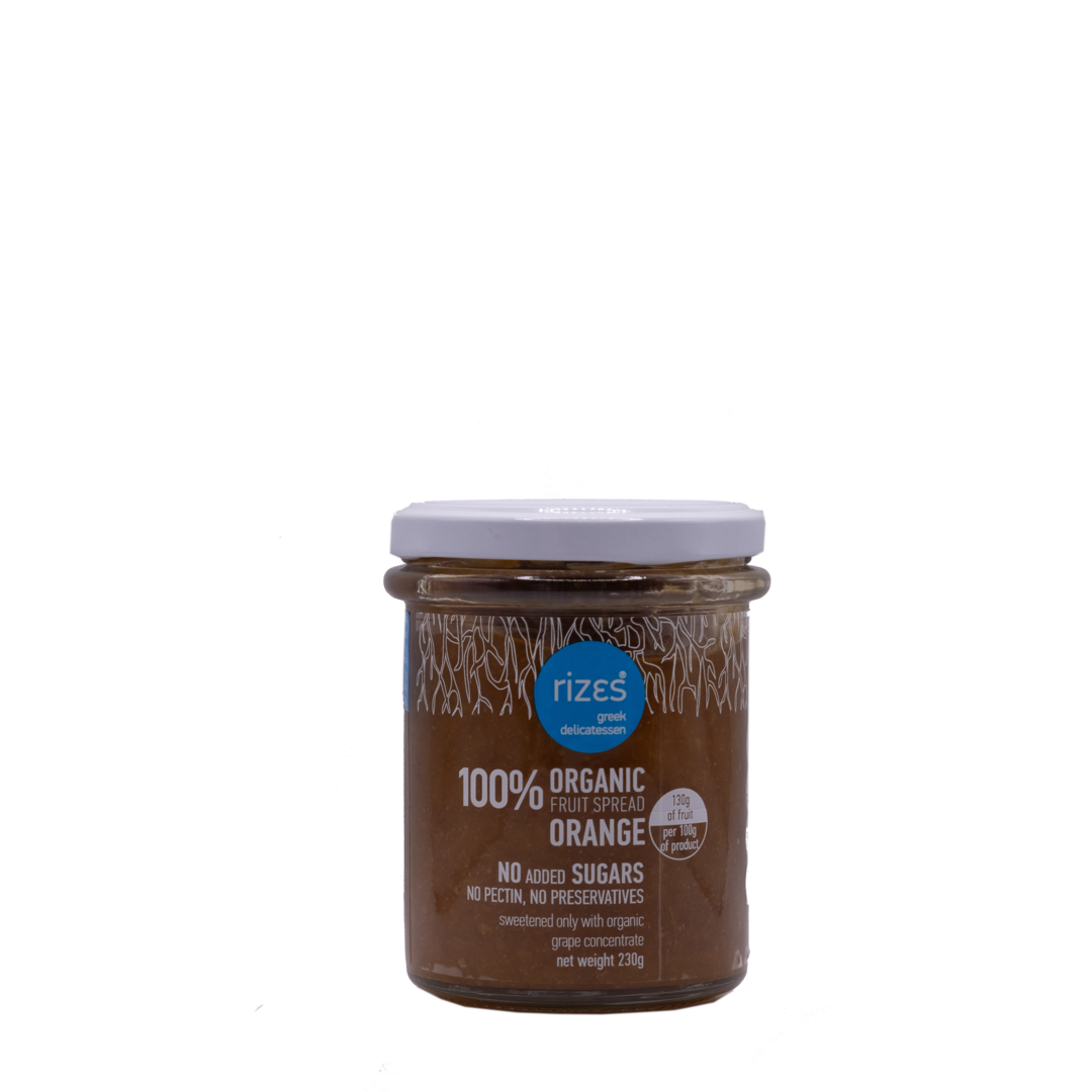 Rizεs - 100% BIO Fruit Spread Orange No Sugar 230gr