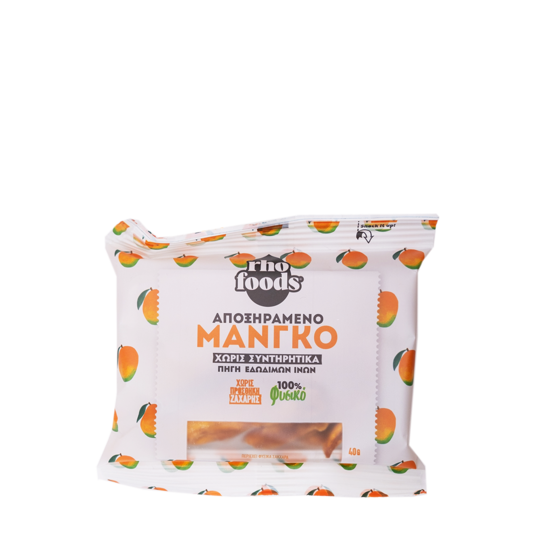 Rho Foods - Mini Αποξηραμένο Μάνγκο 40gr