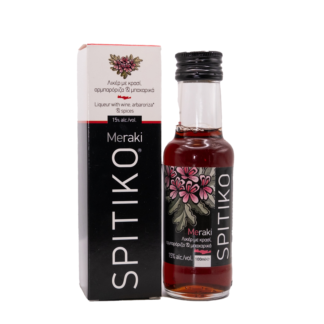 Spitiko Meraki - Κρασί με Αρμπαρόριζα και Μπαχαρικά 100ml