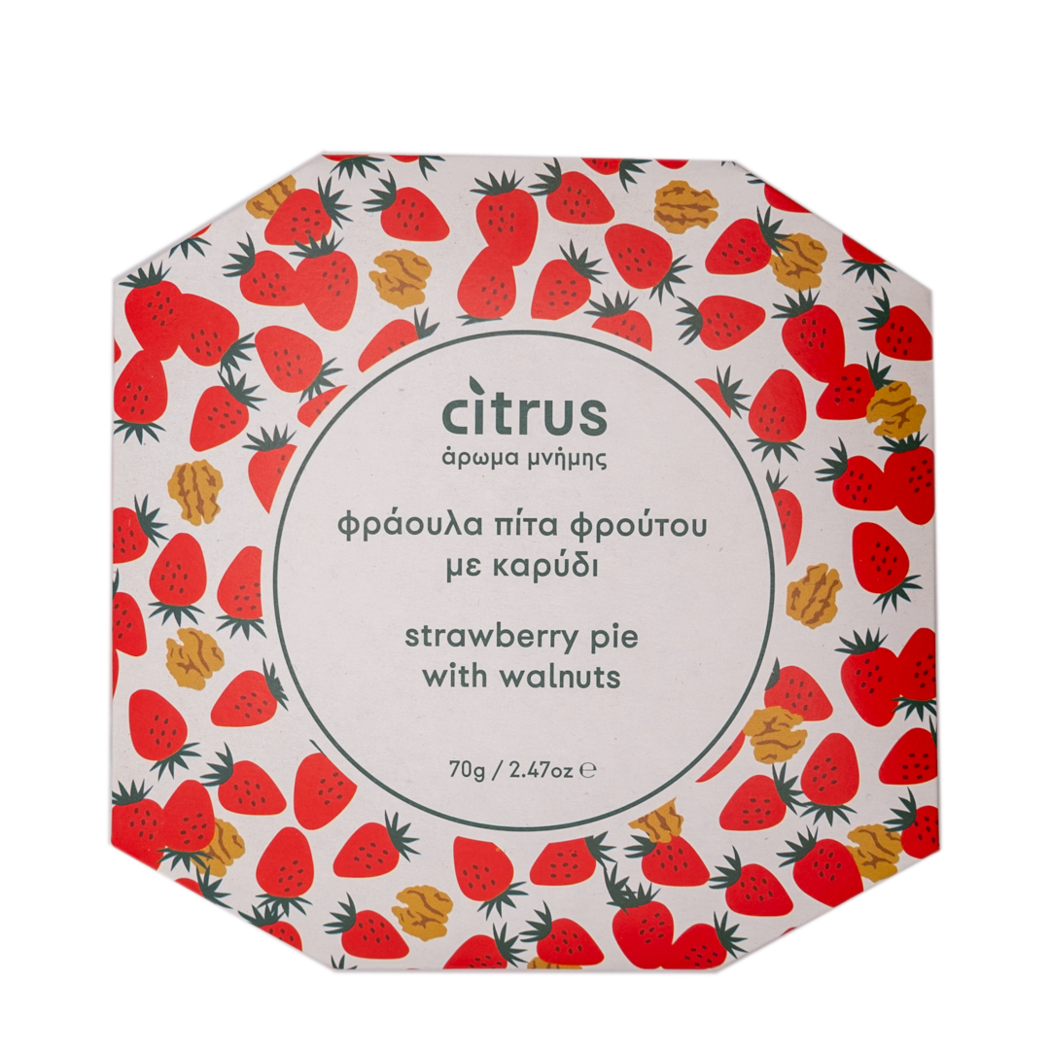 Citrus - Φράουλα Πίτα Φρούτου με Καρύδι 70gr