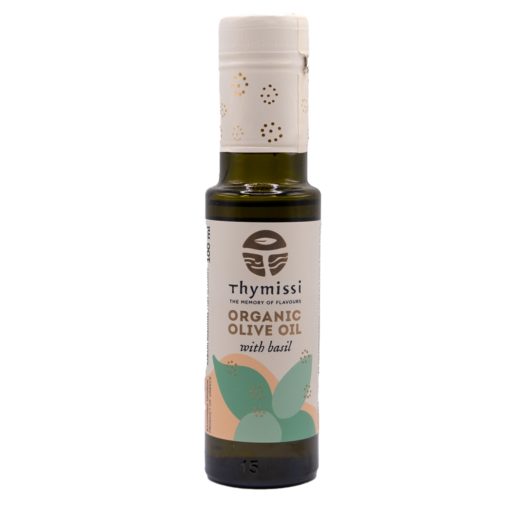 Thymissi - Organic Cretan EVOO with Basil 100ml