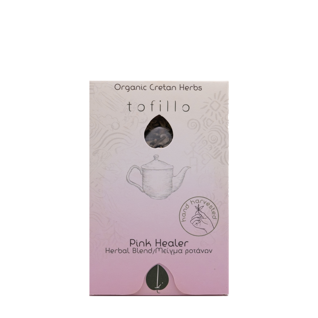 Tofillo - Pink Healer Τσάι βοτάνων Μείγμα Κρητικού Φασκόμηλου & Κίστου 9gr