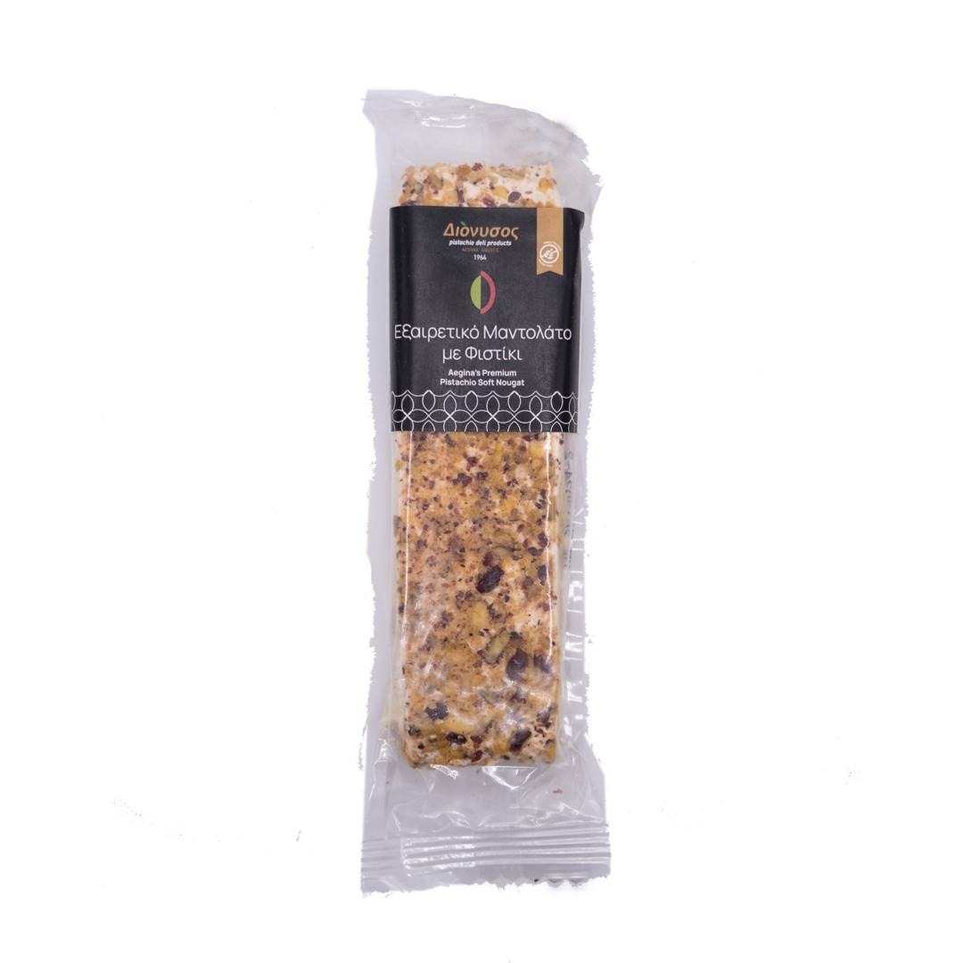 Dionisos Aegina’s Pistachio Deli Products - Nougat with Aegina's Premium Pistachio 60gr