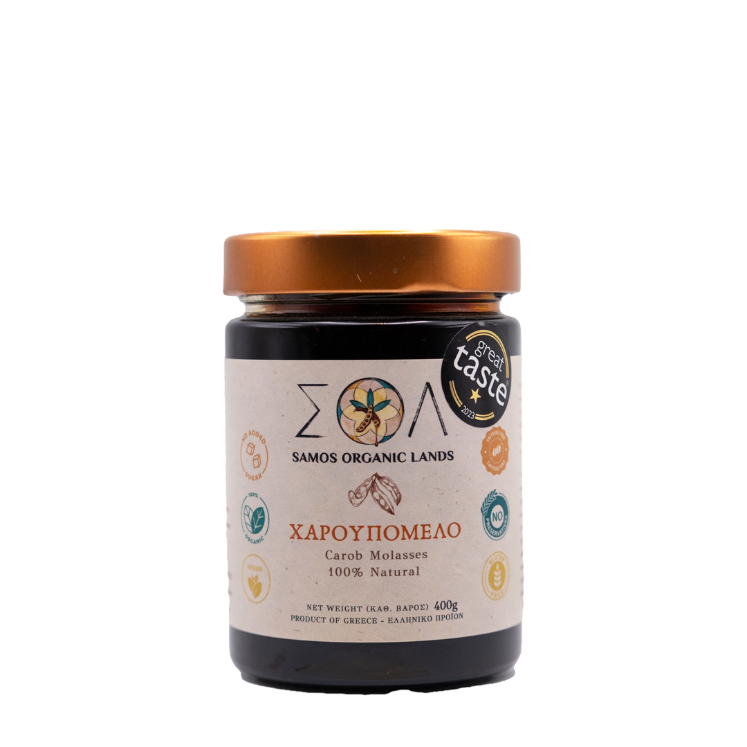 ΣΟΛ - Carob Molasses from Samos Island 100% Natural 400gr