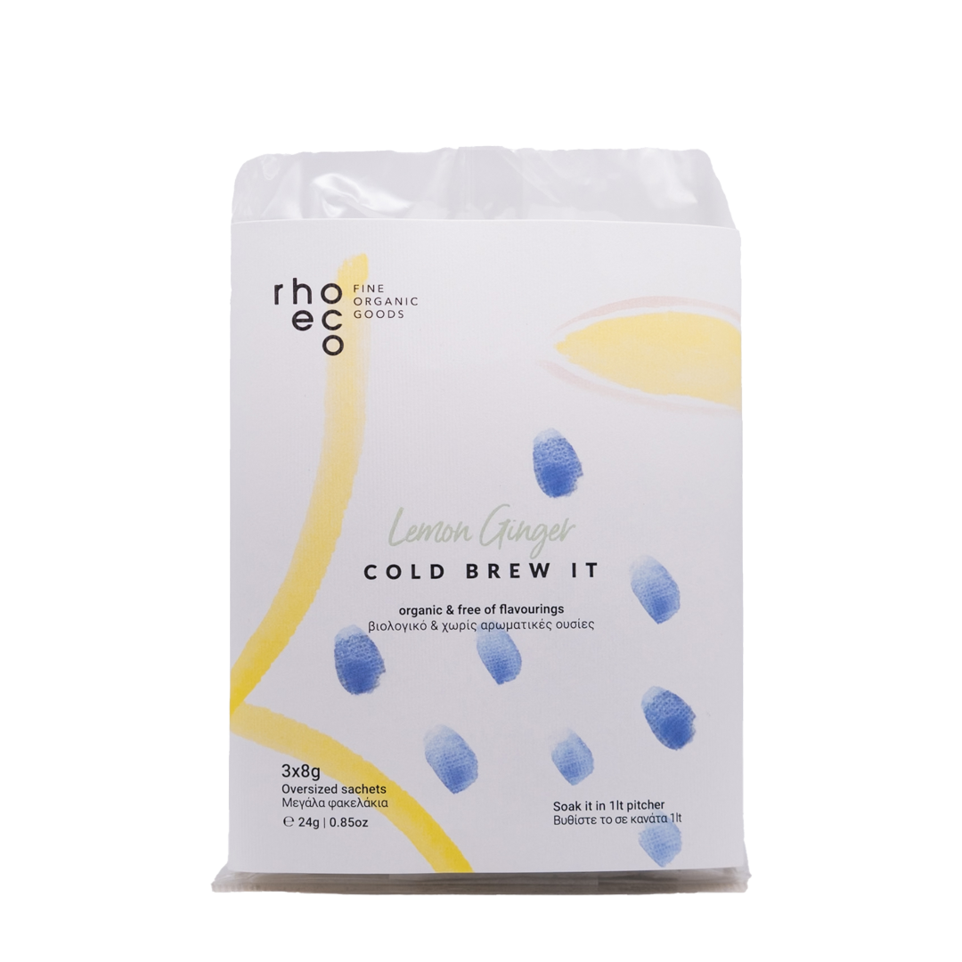 Rhoeco - Cold Brew It Lemon Ginger 3x8gr