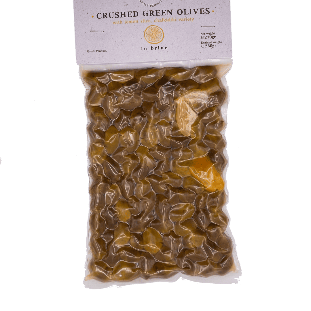Elli's Farm - Crushed Chalkidiki Green Olives with Lemon Slice 270gr