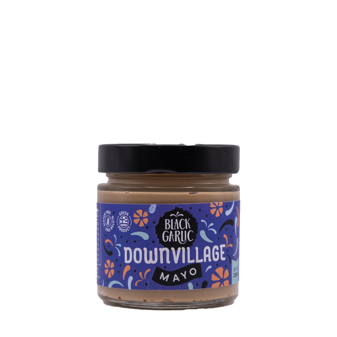 Downvillage - Μαγιονέζα με Μαύρο Σκόρδο Πηλίου 220gr