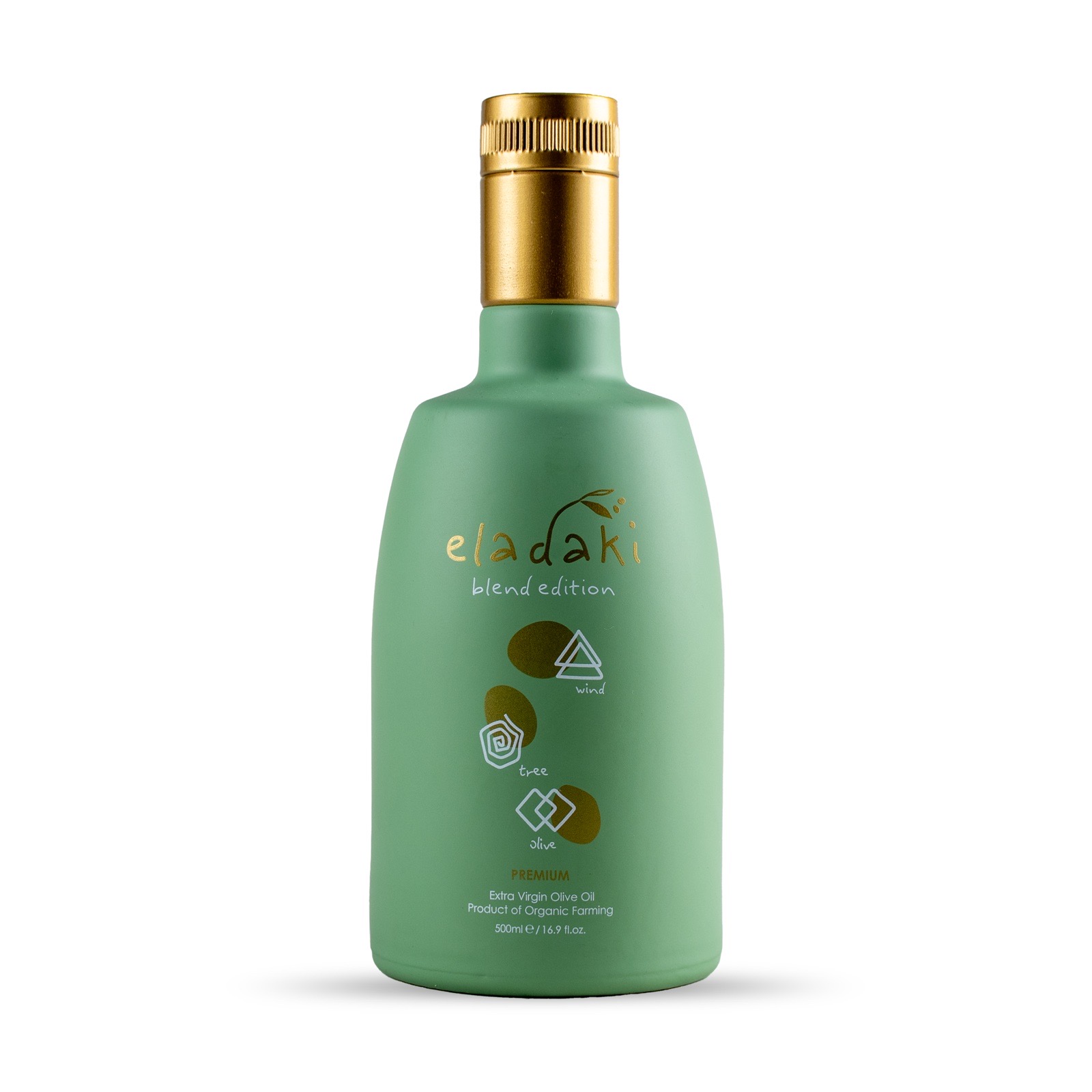 Eladaki - Ancient Cretan Variety 'Tsounato -Rare  Cretan Chondrolia EVOO Organic Limited 500ml
