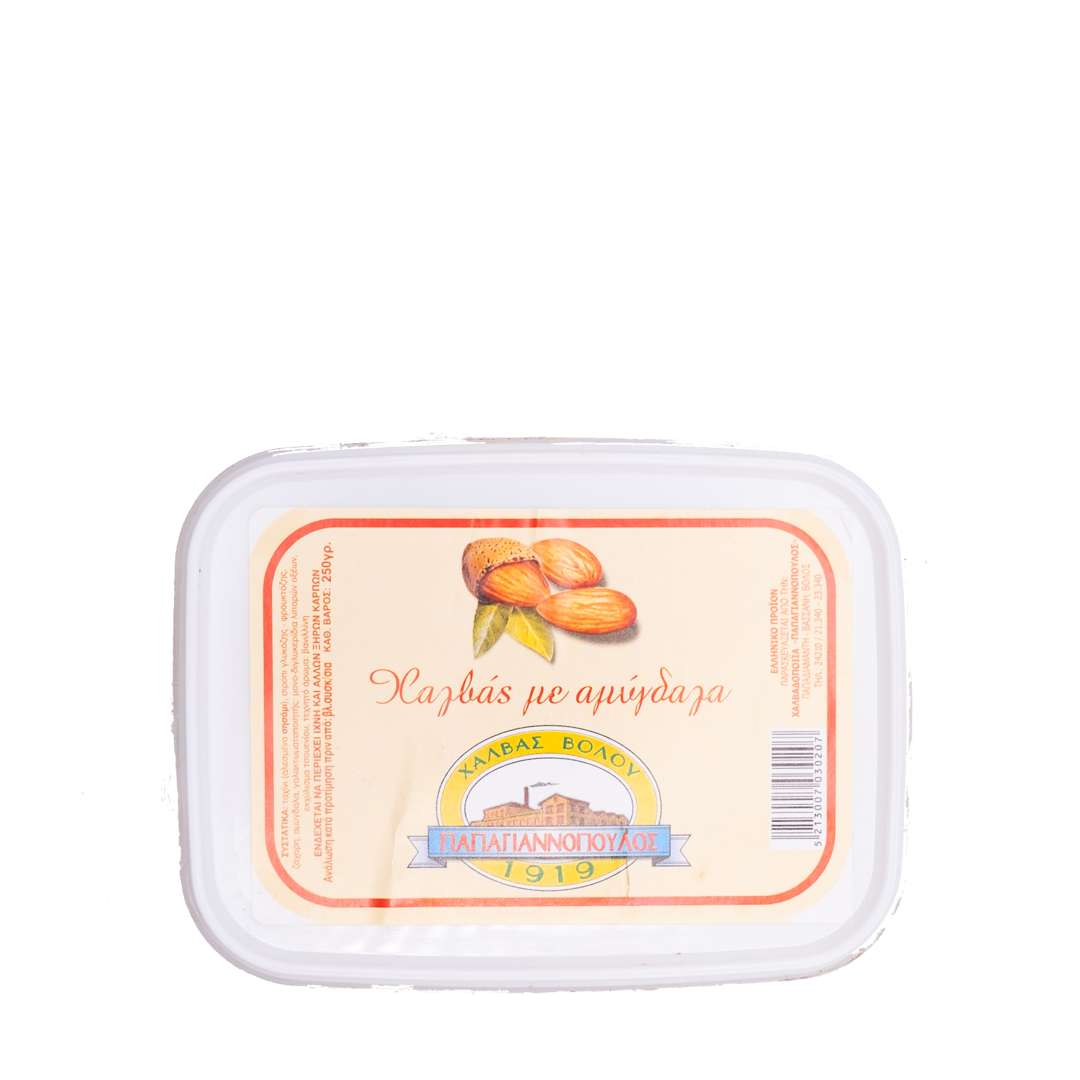Χαλβαδοποιία Παπαγιαννόπουλου  - Χαλβάς Με Αμύγδαλα 250gr