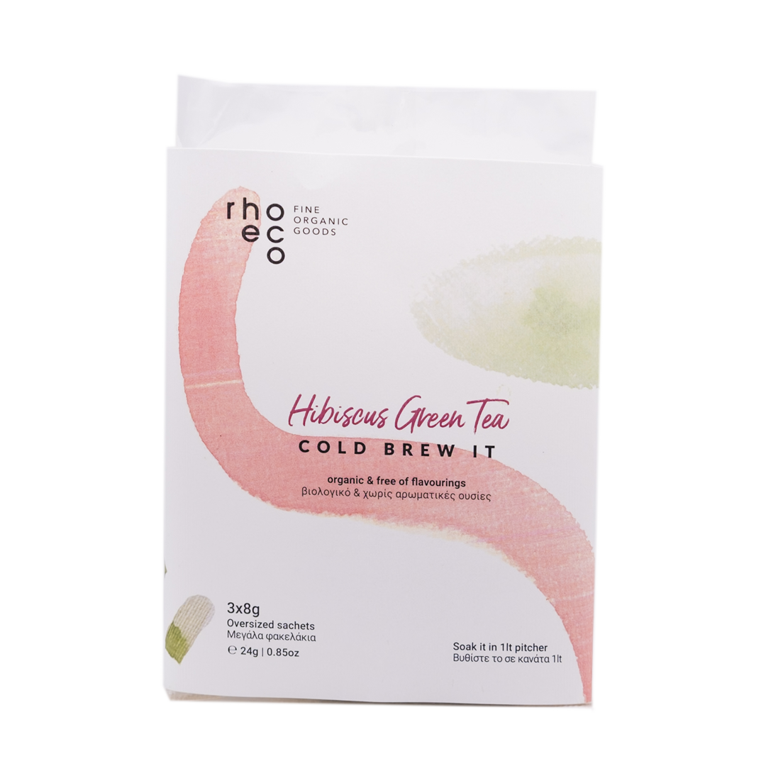 Rhoeco - Cold Brew It Hibiscus Green Tea 3x8gr