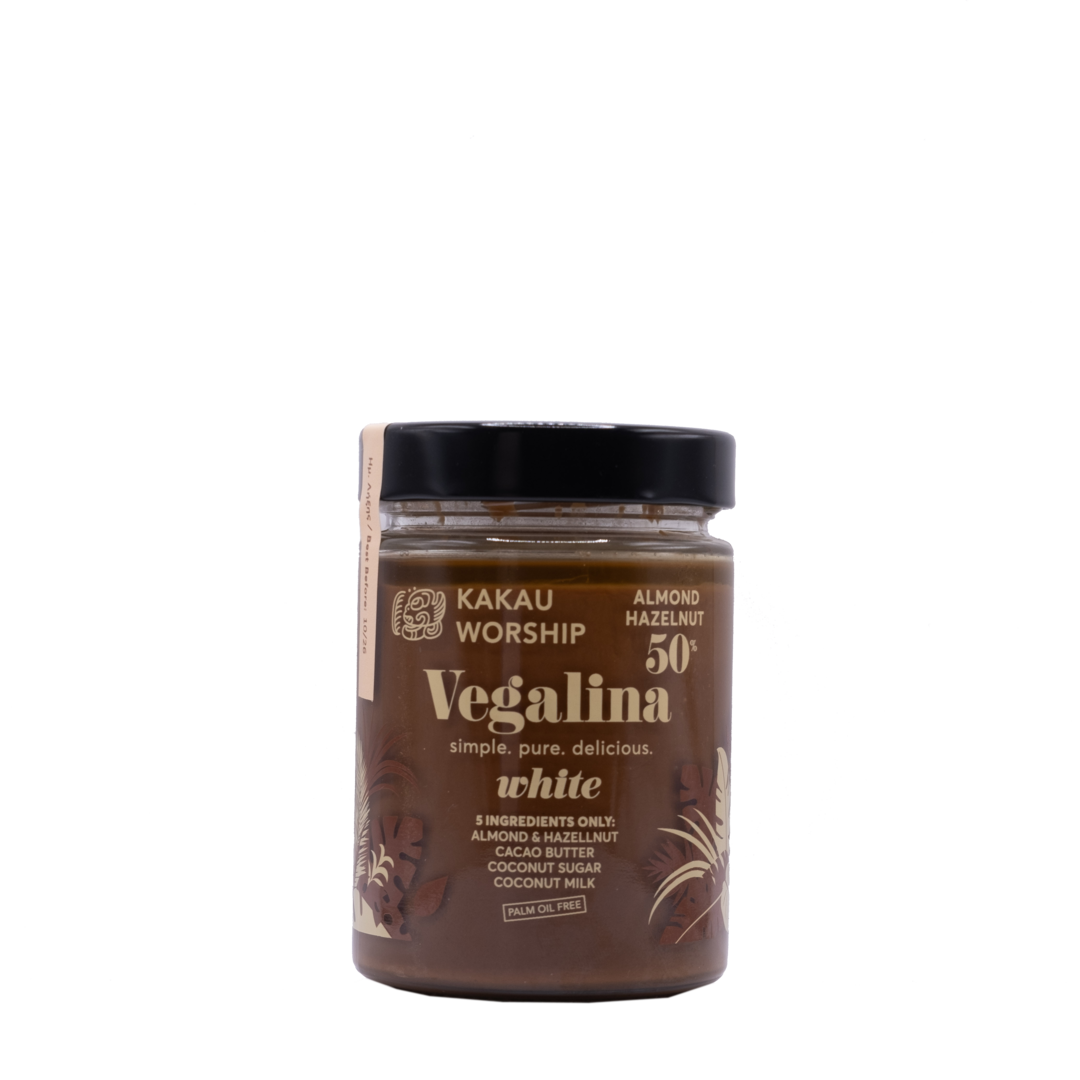 Kakau Vegalina - Βιολογική Λευκή Πραλίνα Αμυγδάλου 350gr