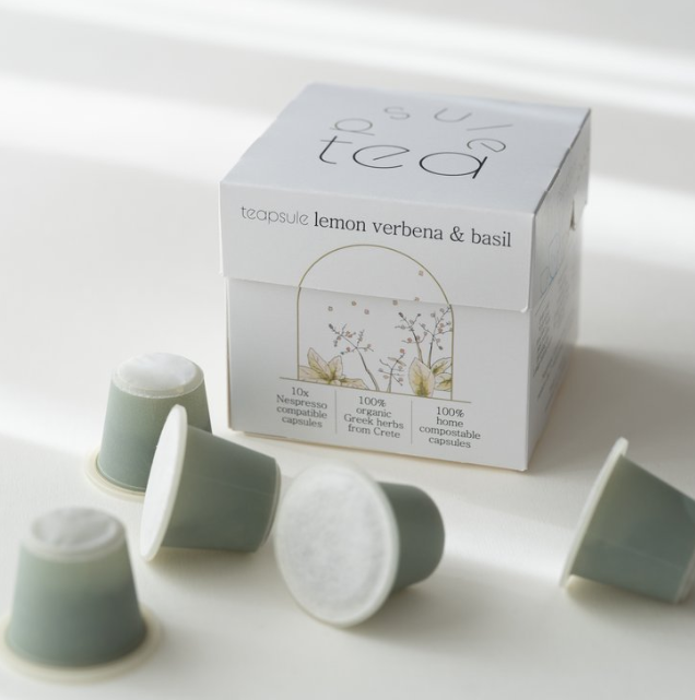 Teapsule -Lemon Verbena & Basil from Crete - 10 Capsules for Nespresso