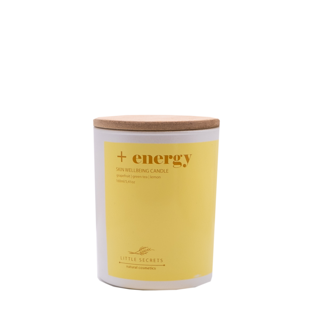 Little Secrets - +Energy Αρωματικό κερί ευεξίας 160ml