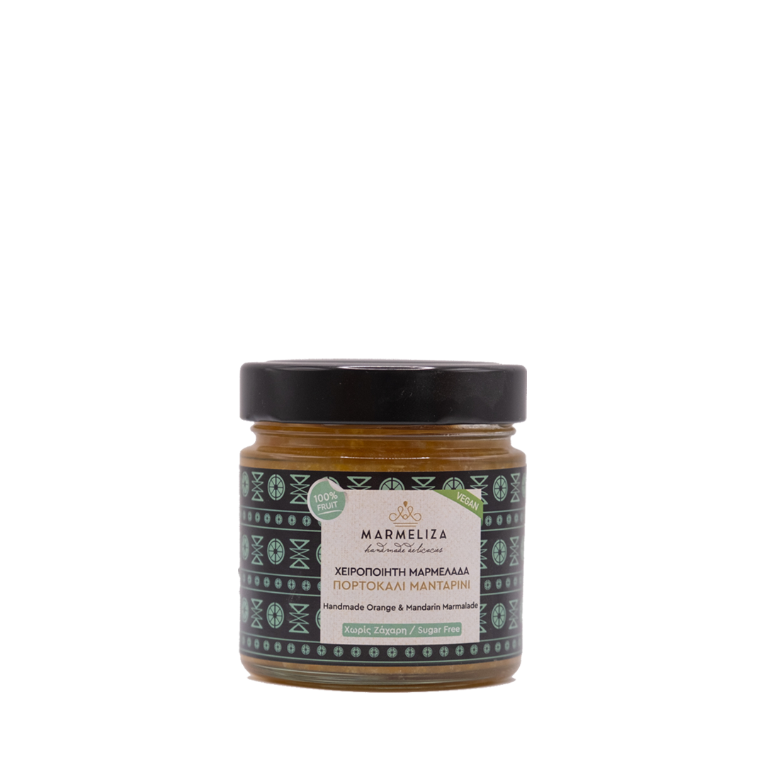 Marmeliza - Handmade Orange & Mandarin Jam No Sugar 280gr
