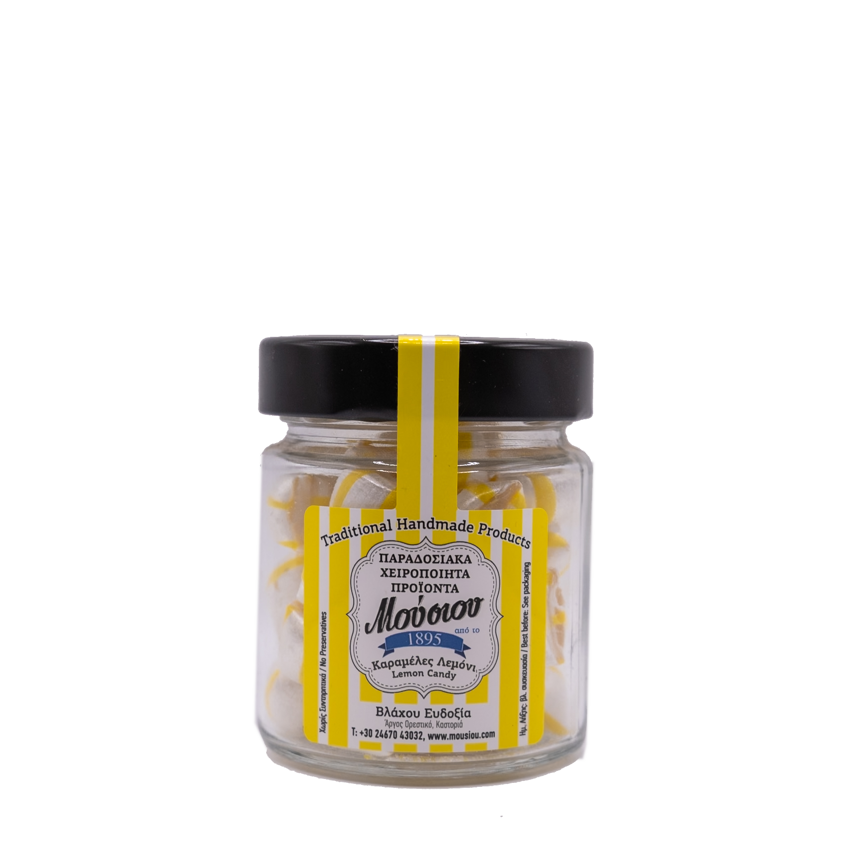 Μούσιου - Χειροποιήτες Καραμέλες Λεμόνι 100gr