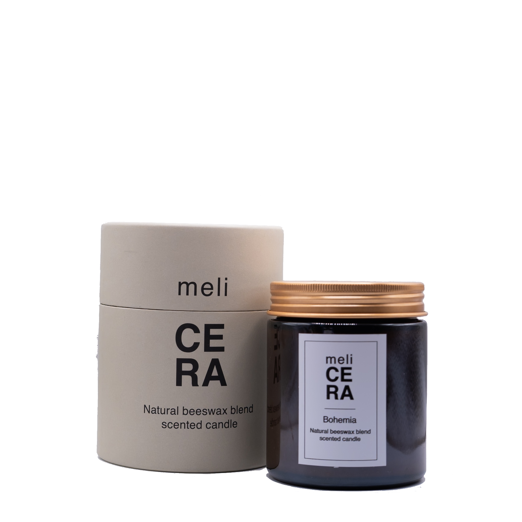 Melicera - Αρωματικό Κερί Bohemia με Μελισσοκέρι & Σόγια 200gr	