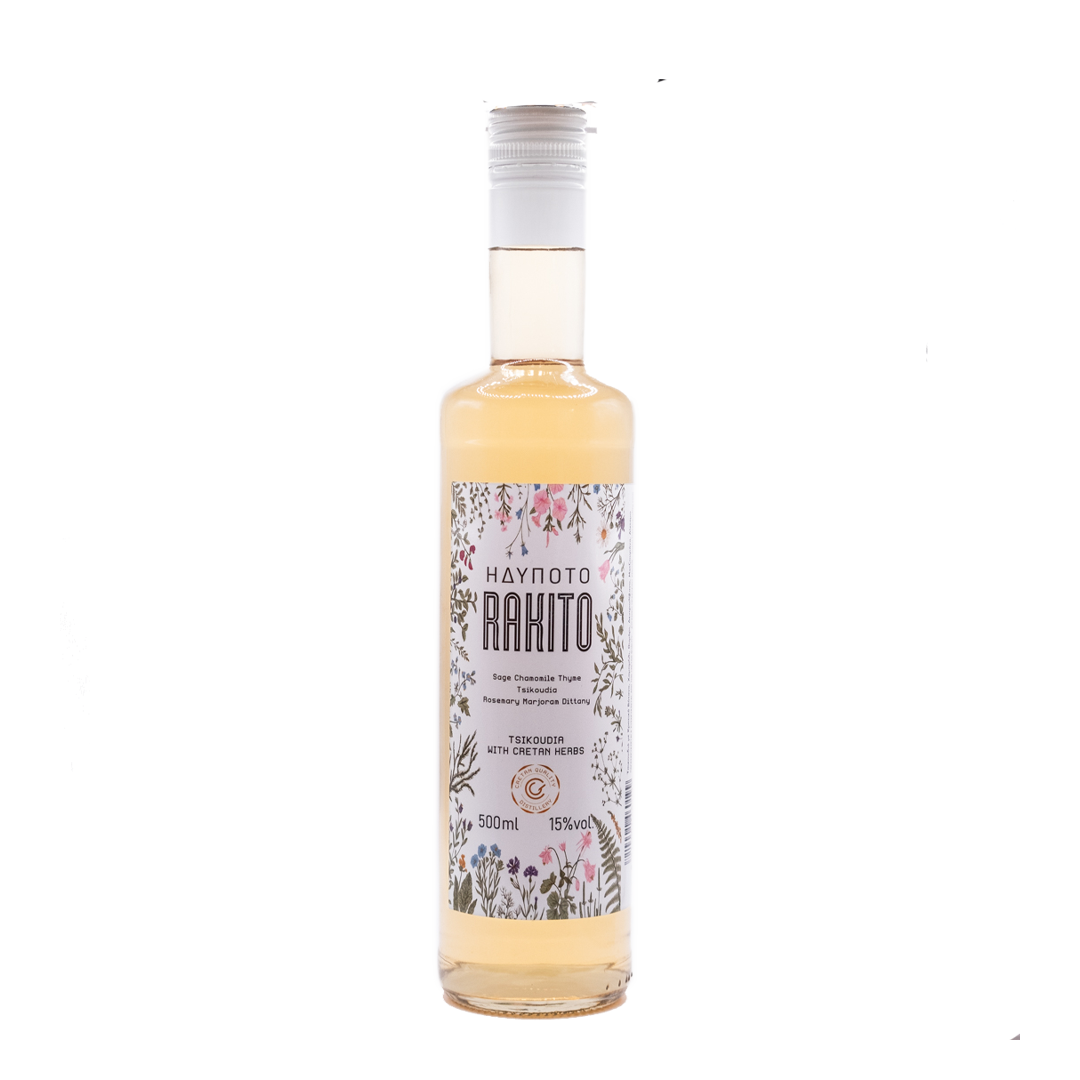 Ρακίτο Κρήτης - Ηδύποτο με Κρητικά Βότανα και Μέλι 500ml