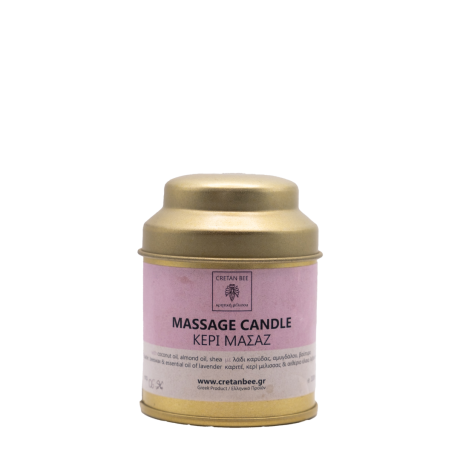 Cretan Bee - Κερί για Μασάζ με λαδι καρύδας 100ml