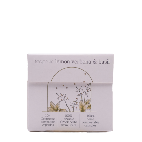 Teapsule -Lemon Verbena & Basil from Crete - 10 Capsules for Nespresso