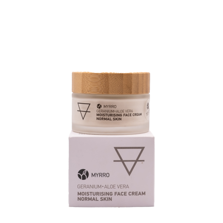 Myrro - Moisturising Face Cream for Normal Skin Geranium - Aloe Vera 50ml