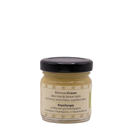 Cretan Bee - Beeswax Cream with Aloe Vera & Lemon Balm - Repellent action 40ml