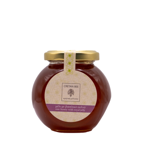 Cretan Bee - Raw Honey with Royal Jelly 250gr