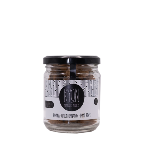 Kyon Pet Products - Banana - Ceylon Cinnamon - Thyme Honey biscuits for Dogs 75gr